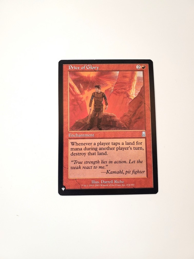 Price of Glory