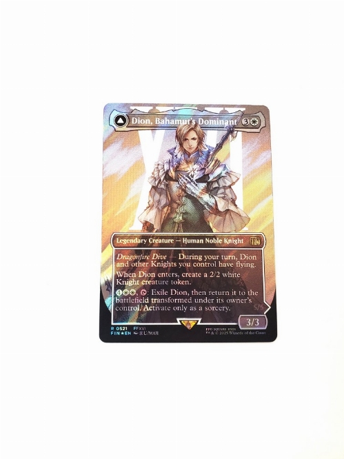 Dion, Bahamut's Dominant // Bahamut, Warden of Light (Borderless) (Surge Foil)