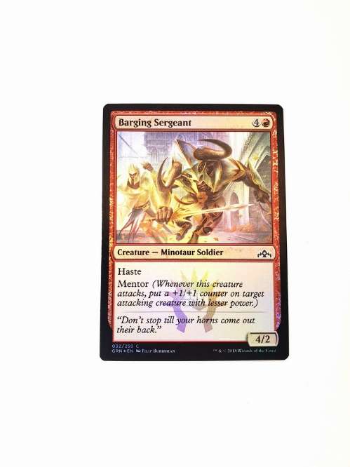 Barging Sergeant (Foil)