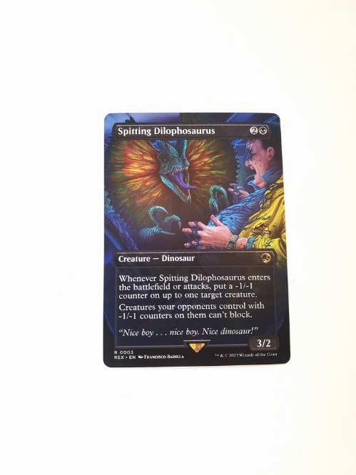 Spitting Dilophosaurus (Borderless)