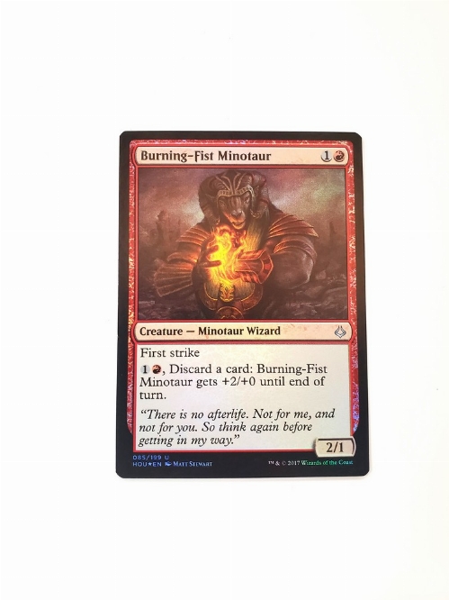 Burning-Fist Minotaur (Foil)