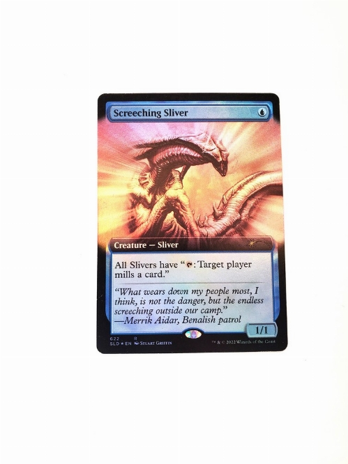 Screeching Sliver (Extended Art) (Foil)