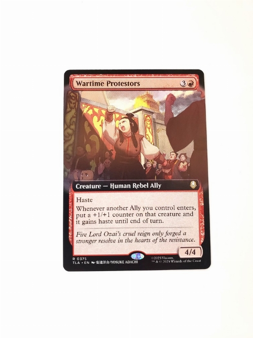 Wartime Protestors (Extended Art)