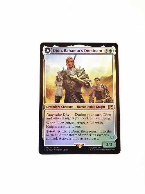 Dion, Bahamut's Dominant // Bahamut, Warden of Light (Foil)