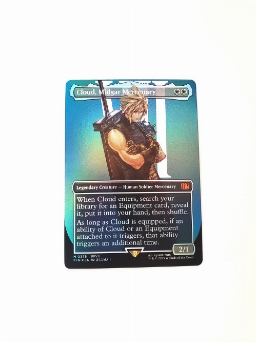 Cloud, Midgar Mercenary (Borderless) (Foil)