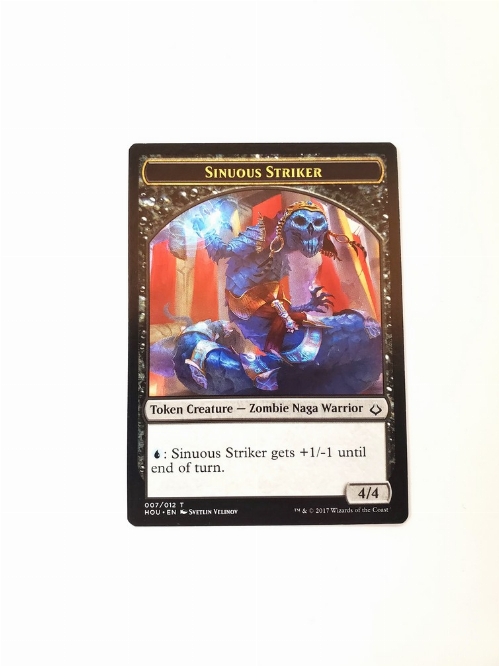 Sinuous Striker // Cat - Double-Sided Token