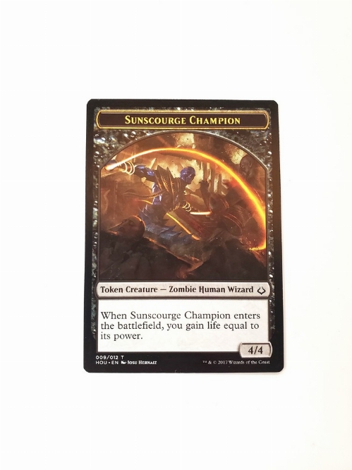 Sunscourge Champion // Zombie - Double-Sided Token