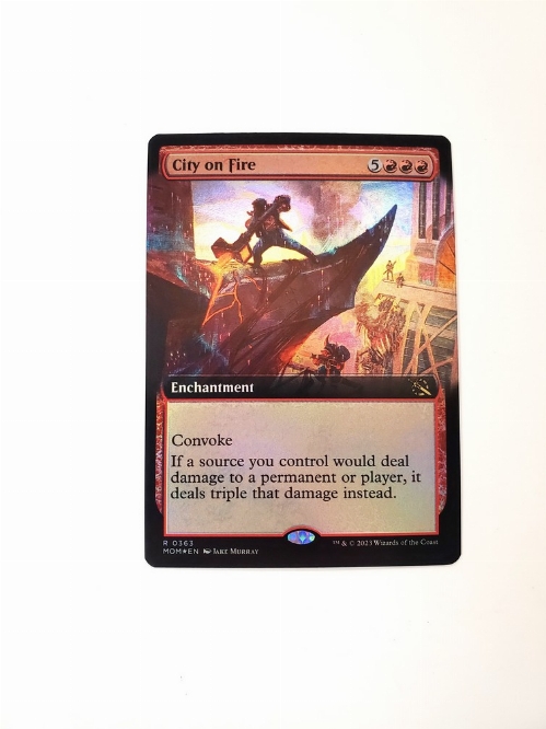 City on Fire (Extended Art) (Foil)