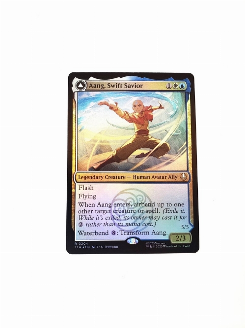 Aang, Swift Savior // Aang and La, Ocean's Fury (Foil)