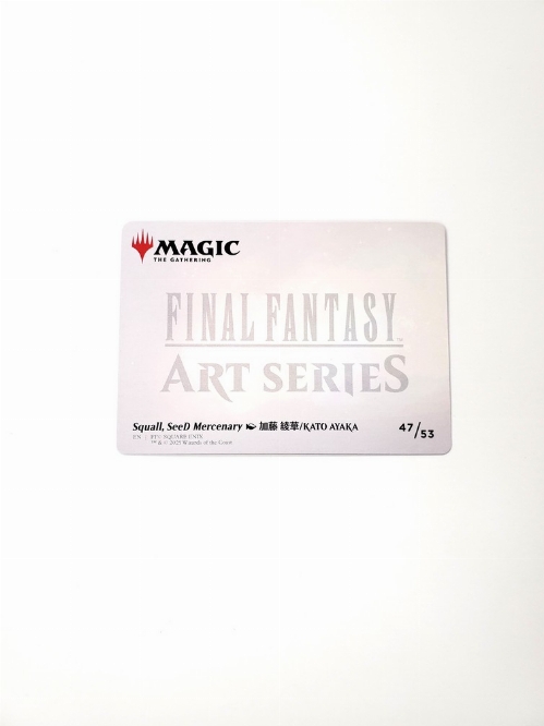 Squall, SeeD Mercenary - Art Card