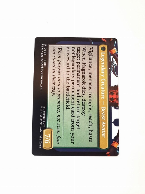 Fang, Fearless l'Cie // Ragnarok, Divine Deliverance (Borderless)