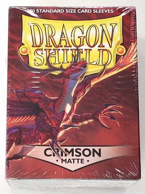 Dragon Shield: Crimson Matte - Standard Size (NEW)