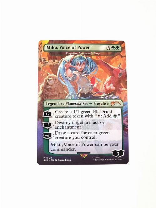 Miku, Voice of Power - Freyalise, Llanowar's Fury