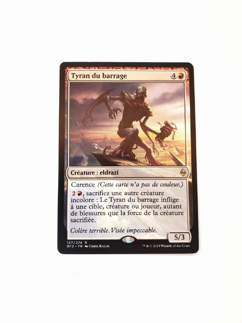 Barrage Tyrant (Francaise)