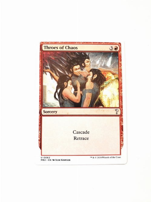 Throes of Chaos (White Border)