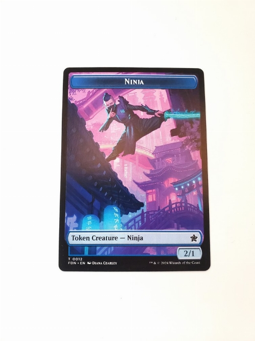 Kaito, Cunning Infiltrator (Emblem) // Ninja - Doubled-Sided Token