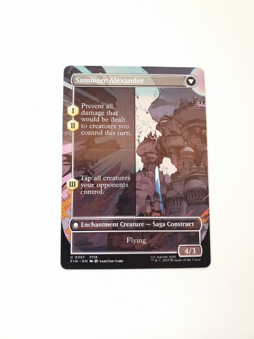 Crystal Fragments // Summon: Alexander (Borderless)