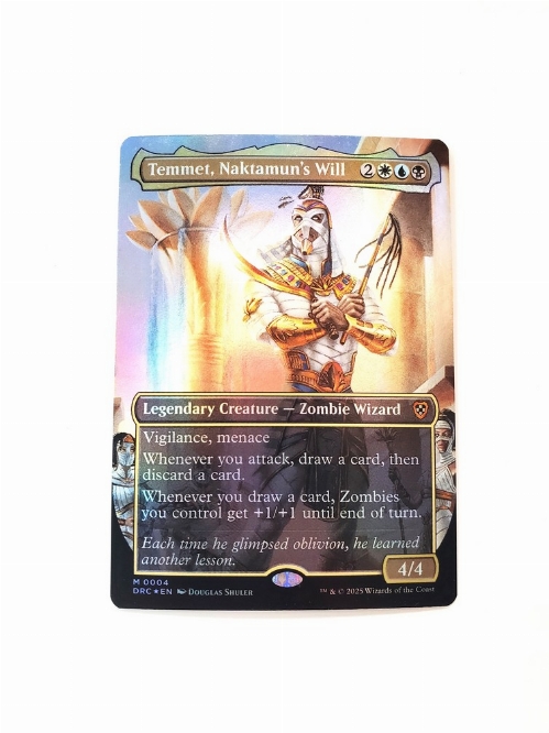 Temmet, Naktamun's Will (Borderless) (Foil)
