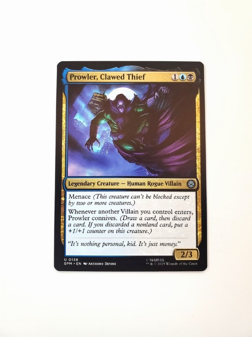 Prowler, Clawed Thief