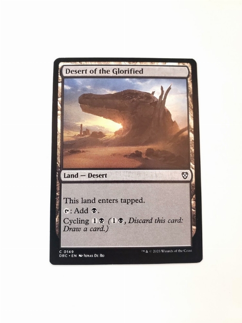 Desert of the Glorified