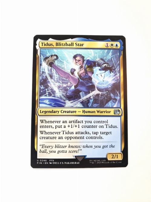 Tidus, Blitzball Star