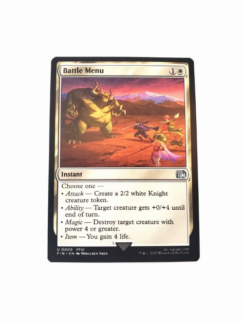 Battle Menu