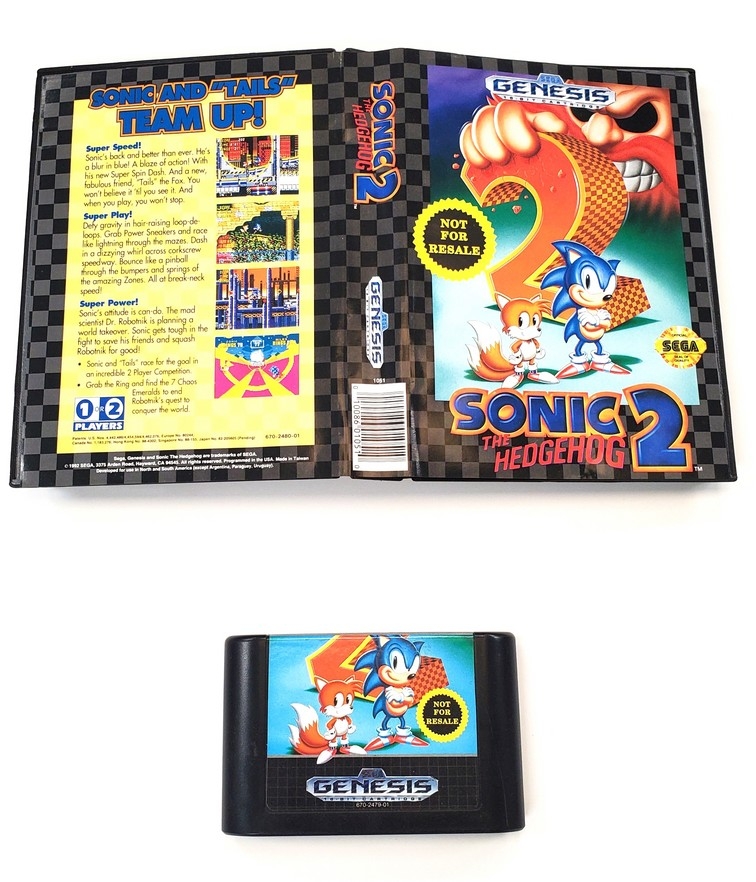 Sonic 2: The Hedgehog (Not for Resale) (CB)