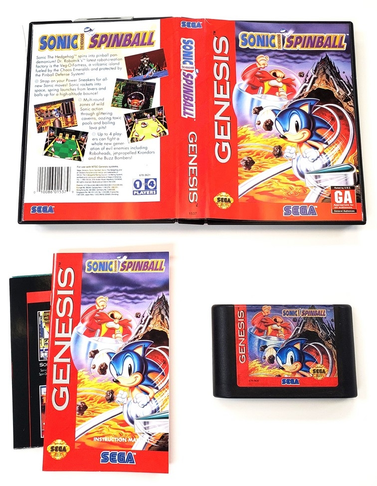 Sonic the Hedgehog: Spinball (CIB)