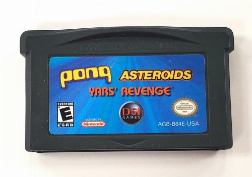 Pong & Asteroids & Yars' Revenge (C)
