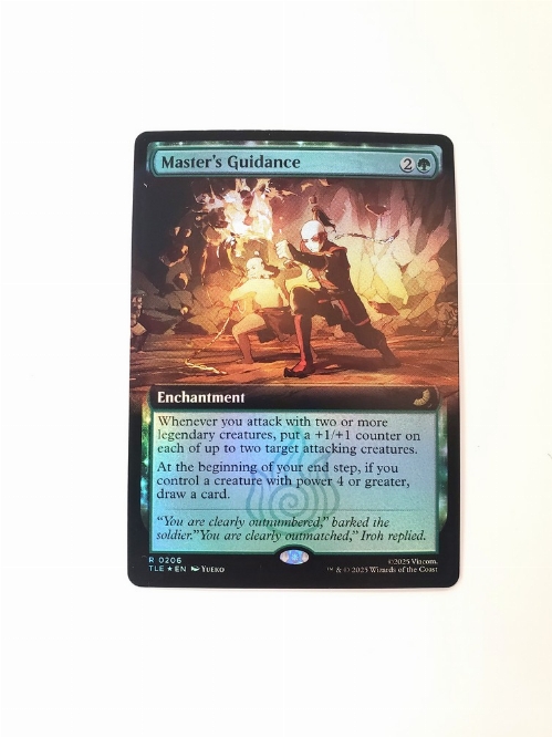 Master's Guidance (Extended Art) (Foil)