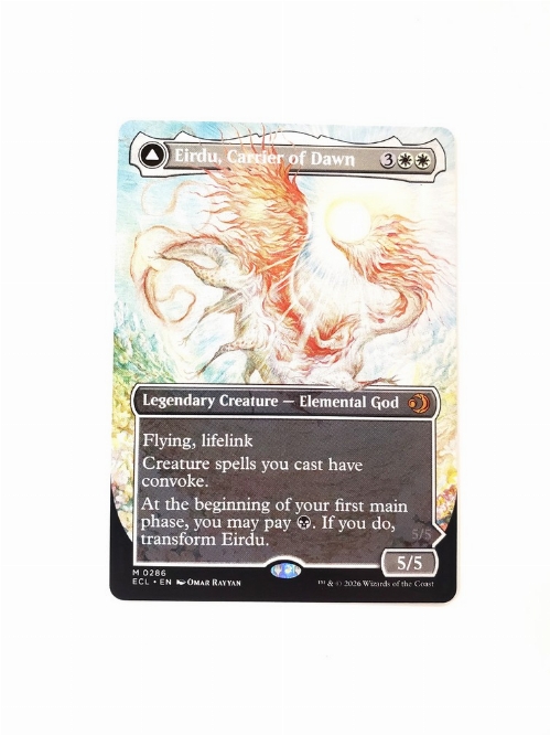 Eirdu, Carrier of Dawn // Isilu, Carrier of Twillight (Borderless)