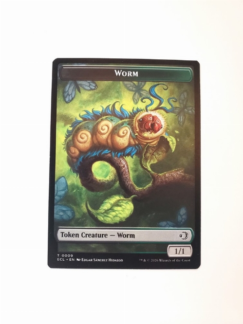 Merfolk // Worm - Double-Sided Token