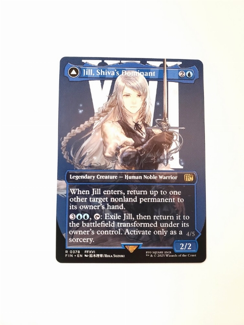 Jill, Shiva's Dominant // Shiva, Warden of Ice (Borderless)