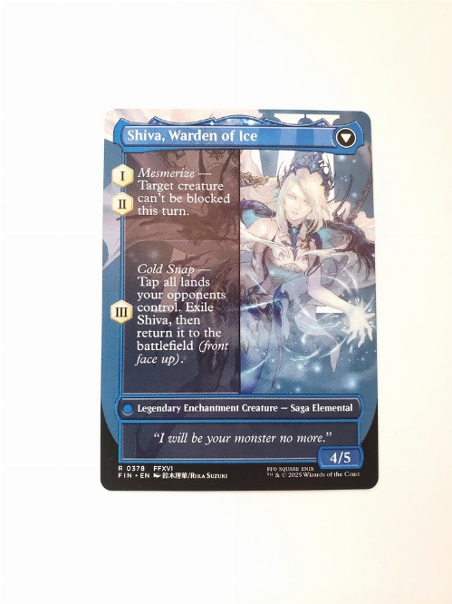 Jill, Shiva's Dominant // Shiva, Warden of Ice (Borderless)