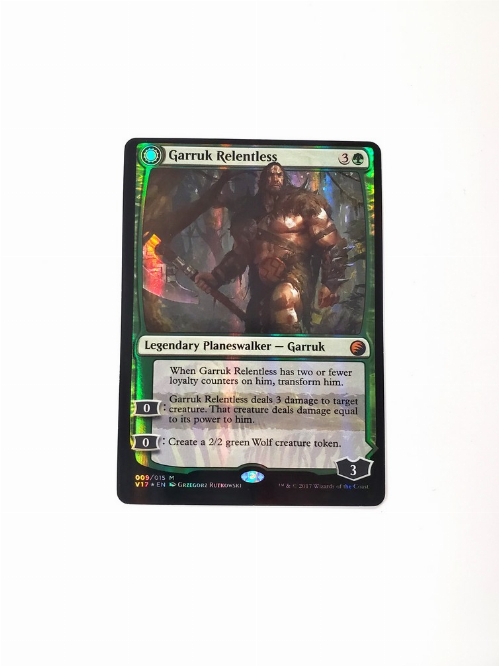 Garruk Relentless // Garruk, the Veil-Cursed (Foil)