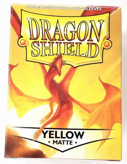 Dragon Shield: Yellow Matte - Standard Size (NEW)