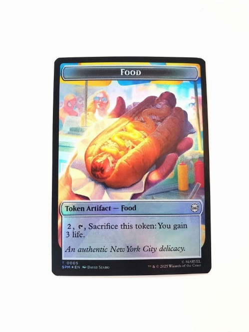 Food // Robot - Double-Sided Token (Foil)