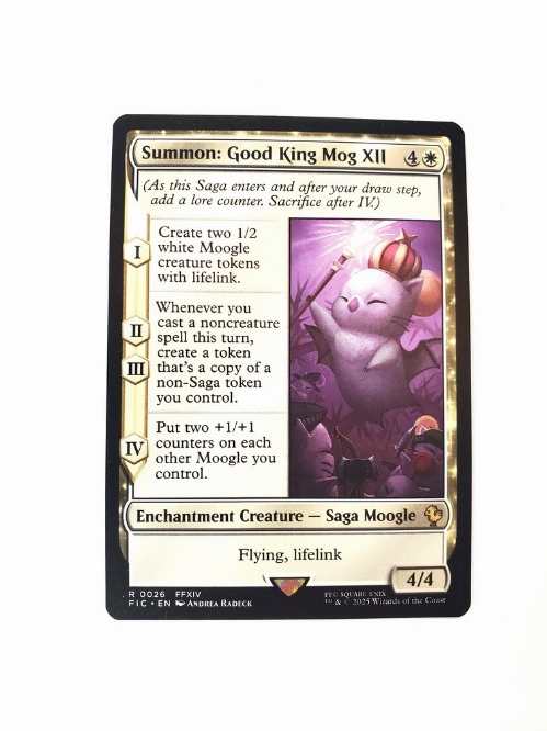 Summon: Good King Mog XII