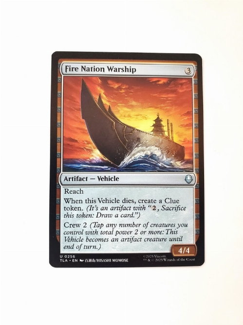 Fire Nation Warship