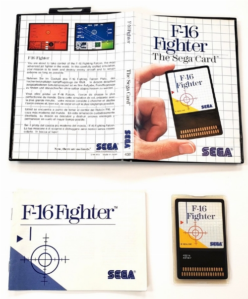 F-16 Fighter (SEGA Card) (Version Européenne) (CIB)