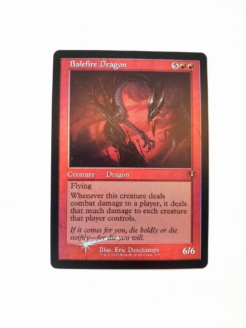 Balefire Dragon (Retro Frame) (Foil)