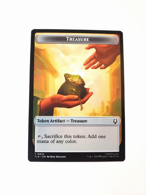 Aang, Awoken Avatar - Marit Lage // Treasure - Double-Sided Token