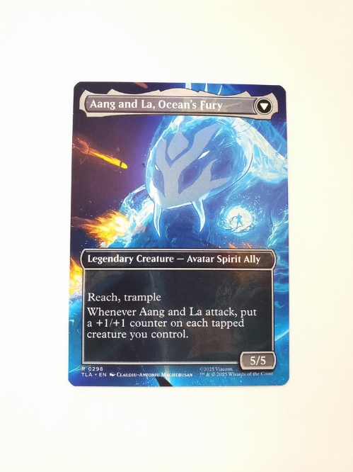 Aang, Swift Savior (0298) // Aang and La, Ocean's Fury (Borderless)