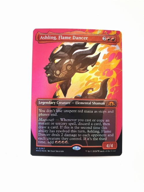 Ashling, Flame Dancer (Borderless) (Foil)