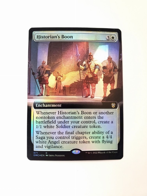 Historian's Boon (Extended Art) (Foil)
