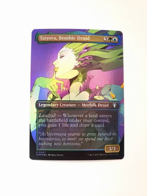 Tatyova, Benthic Druid (Borderless) (Foil)