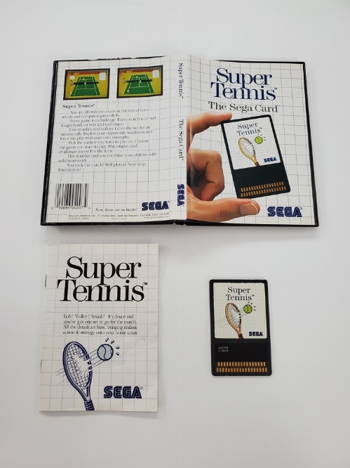 Super Tennis (SEGA Card) (CIB)