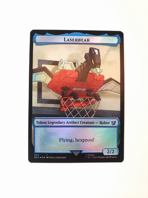 Powerstone // Laserbeak - Double-Sided Token (Foil)