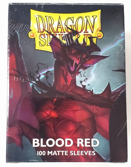 Dragon Shield: Blood Red Matte - Standard Size (NEW)