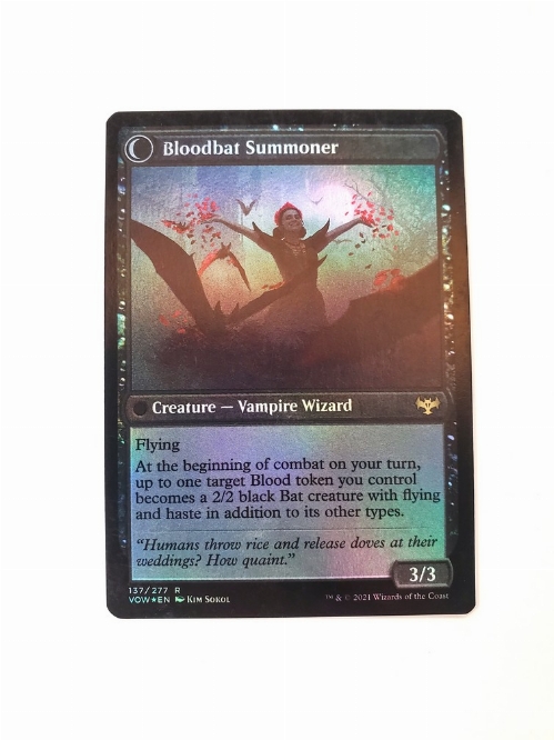 Voldaren Bloodcaster // Bloodbat Summoner (Foil)